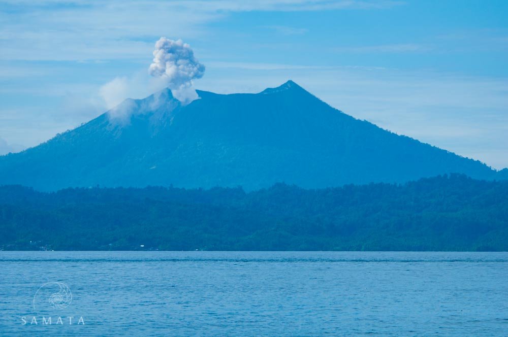 Gunung Ibu volcano